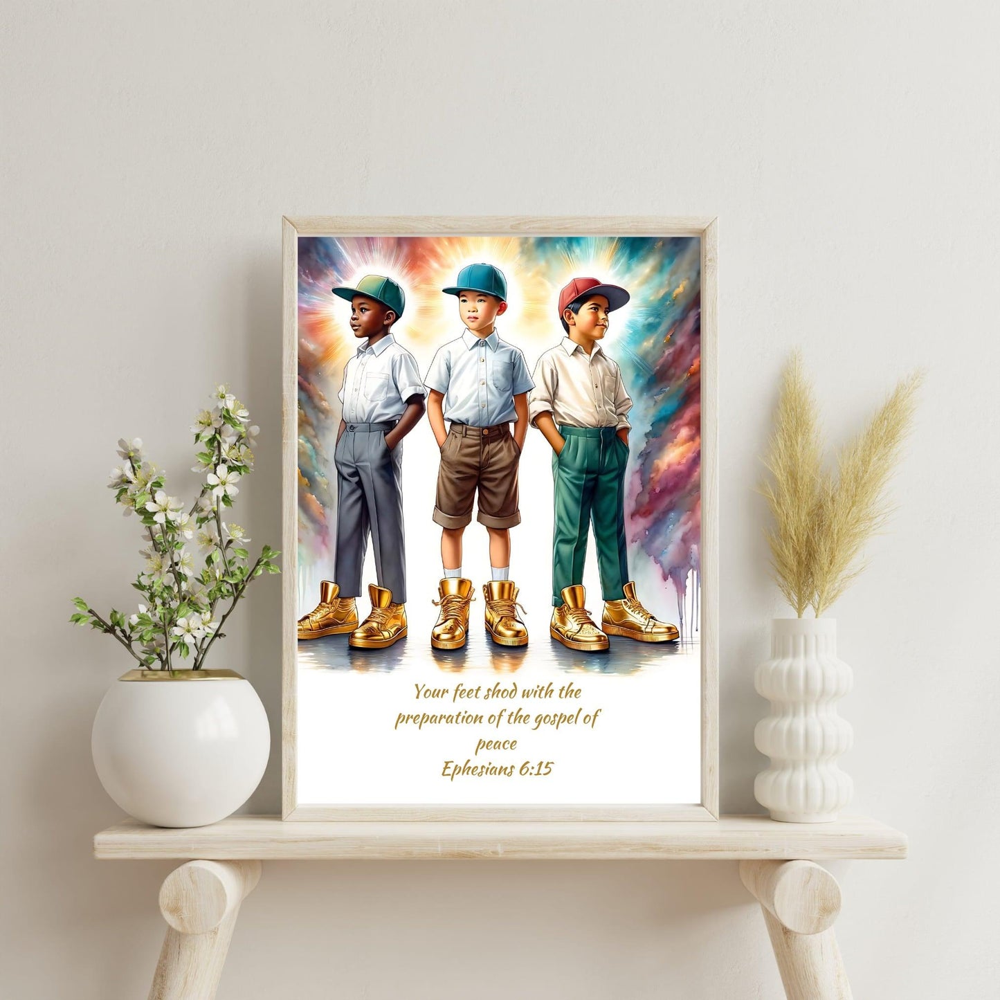 Grounded in Peace- Ephesians 6:15- Portrait - Visions of Glory by Grace