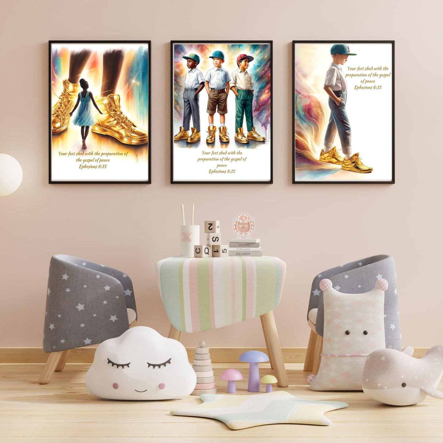 Grounded in Peace- Ephesians 6:15- Portrait - Visions of Glory by Grace